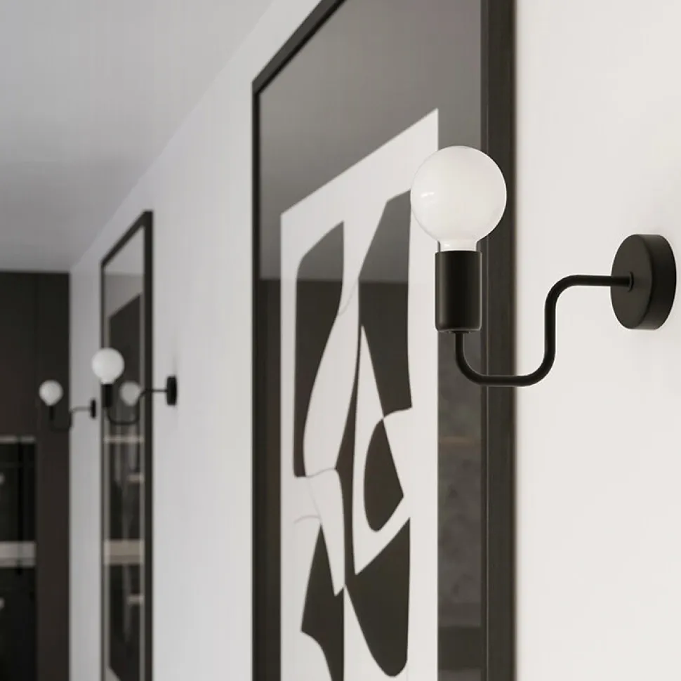 Żyrandol VECTOR 8 czarny