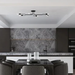 Żyrandol VECTOR 4 czarny