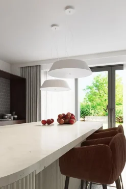 Żyrandol VEGA 60 biały