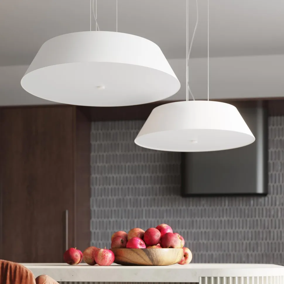 Żyrandol VEGA 60 biały