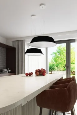 Żyrandol VEGA 60 czarny