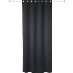Zasłona zaciemniająca szara ciemna 140x260cm