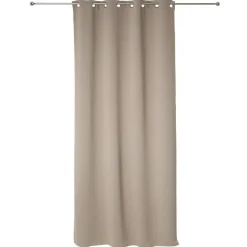 Zasłony 2 szt zaciemniające 135x240 cm beżowe