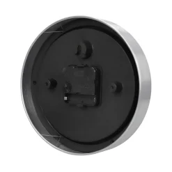 Zegar Ago chrom / biały