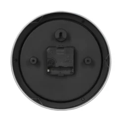 Zegar Ago chrom / biały