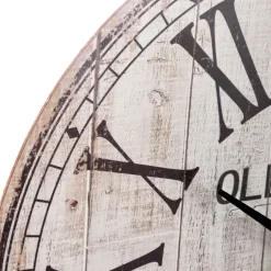 Zegar Alex 38cm vintage biały