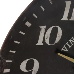 Zegar Alex 38cm vintage czarny