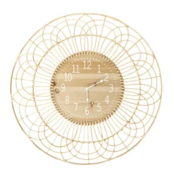 Zegar Boho Mauu naturalny