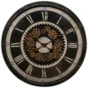 Zegar Charly 76cm brązowy
