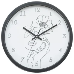 Zegar ścienny Timo 30cm czarny