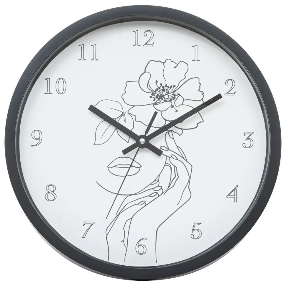 Zegar ścienny Timo 30cm czarny