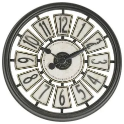 Zegar Davy 39 cm brązowy