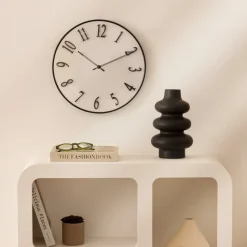 Zegar Edgar 35 cm biały