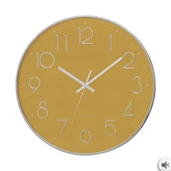 Zegar Laure 30cm żółty