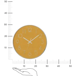 Zegar Laure 30cm żółty