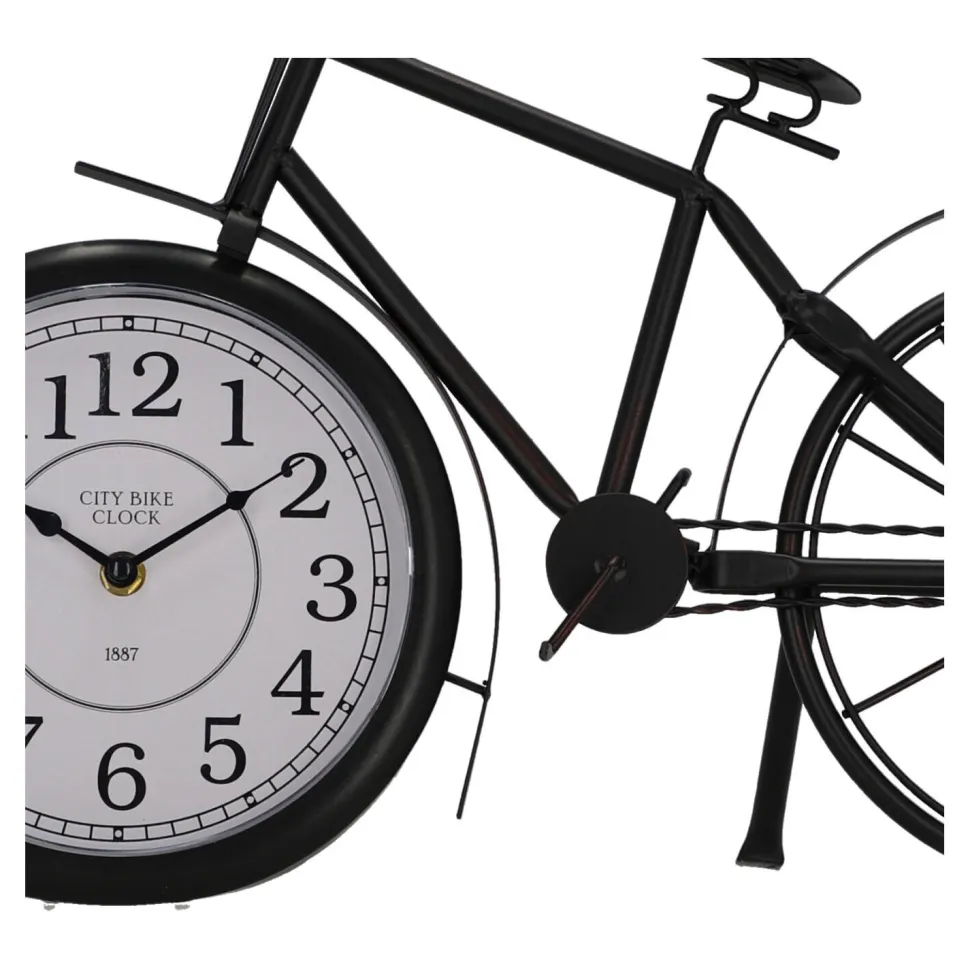 Zegar rower Dimitri 50x30cm czarny