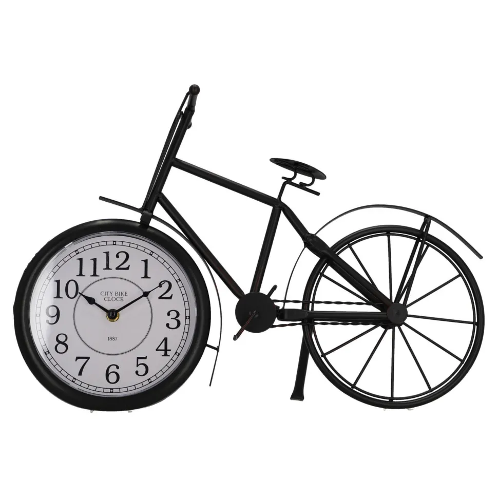 Zegar rower Dimitri 50x30cm czarny