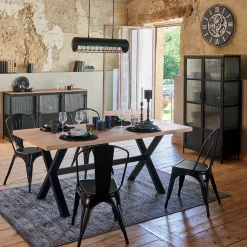 Zegar Soul 70cm brązowy