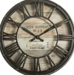 Zegar Vintage wood 21 cm