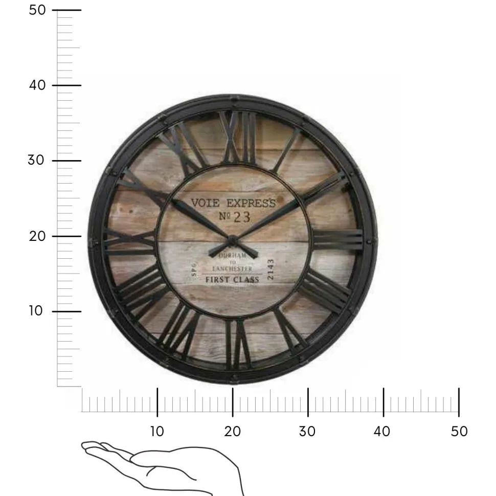 Zegar Vintage wood 39cm