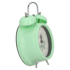 Zegarek budzik Butterflies miętowy