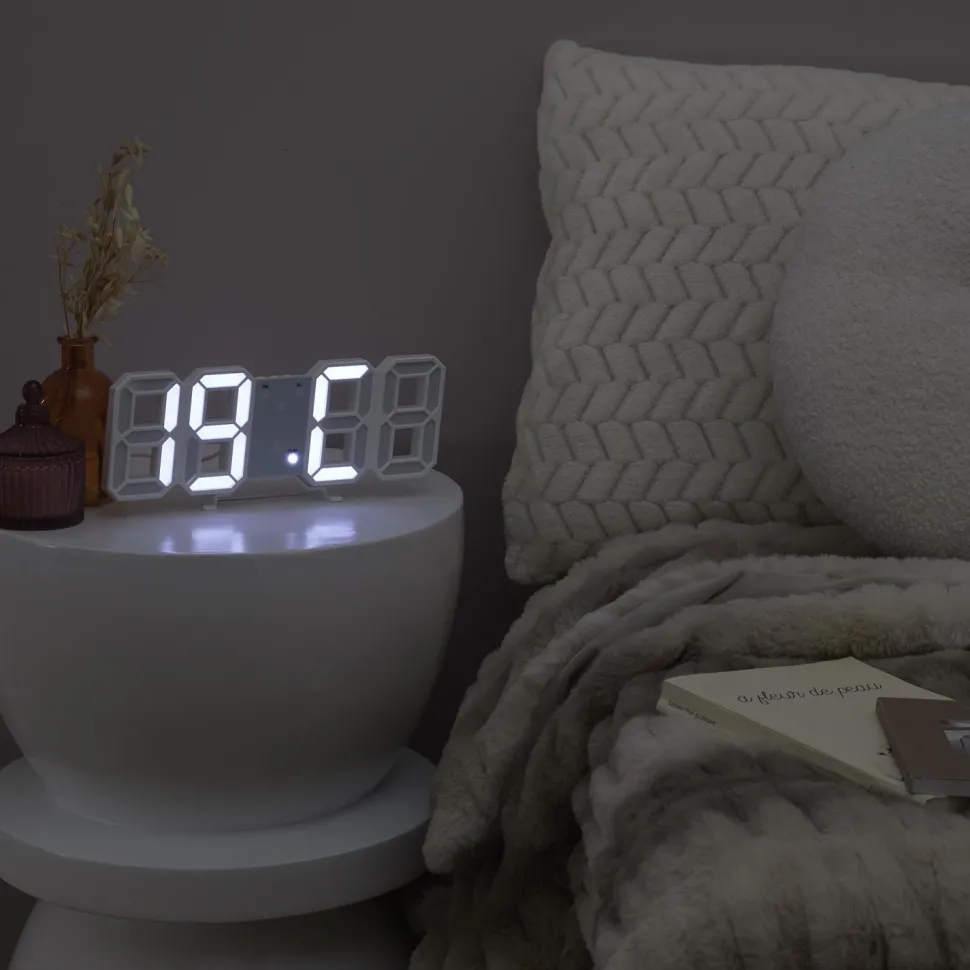 Zegarek budzik cyfrowy LED