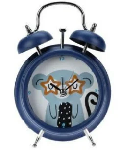 Zegarek budzik Lemur granatowy