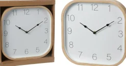 Zegarek Wood look naturalny 30x30cm