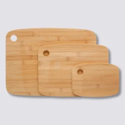 Zestaw 3 desek do krojenia bambus