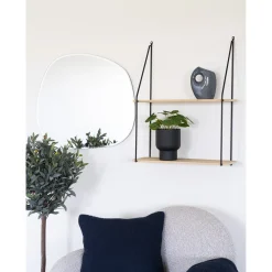 Zestaw 2 doniczek/ osłonek Fulda czarne