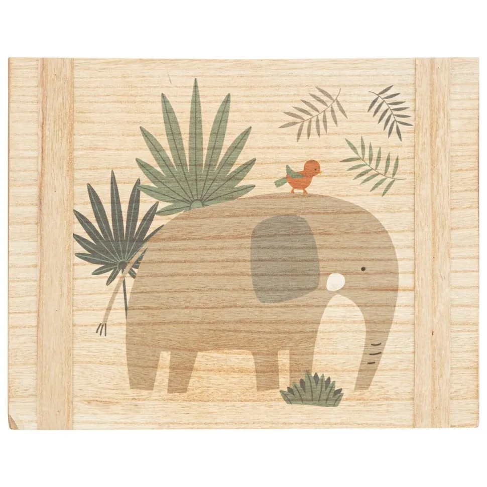 Zestaw 3 drewnianych pudełek Jungle