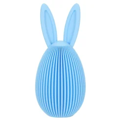 Zestaw 2 figurek wielkanocnych jajek      niebieskie i beżowe