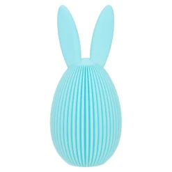 Zestaw 2 figurek wielkanocnych jajek turkusowe i beżowe