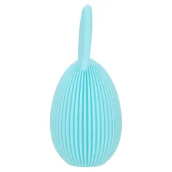 Zestaw 2 figurek wielkanocnych jajek turkusowe i beżowe