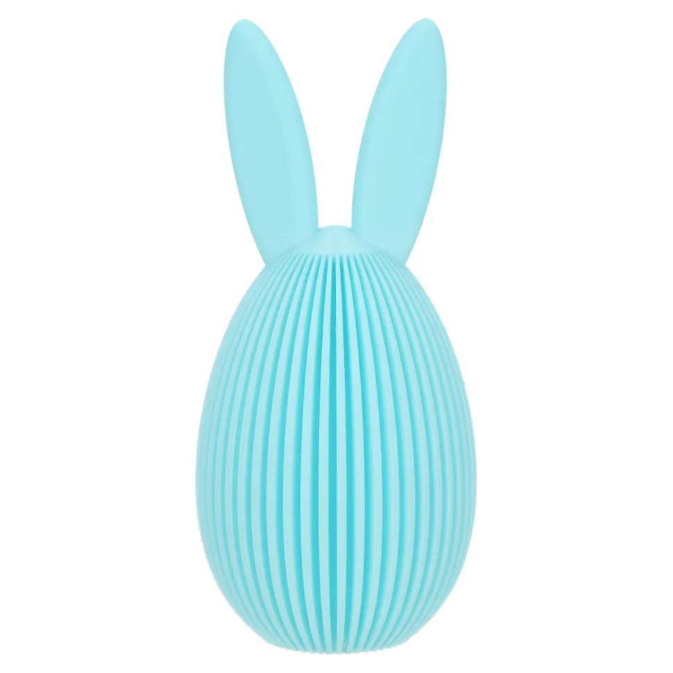 Zestaw 2 figurek wielkanocnych jajek turkusowe i niebieskie