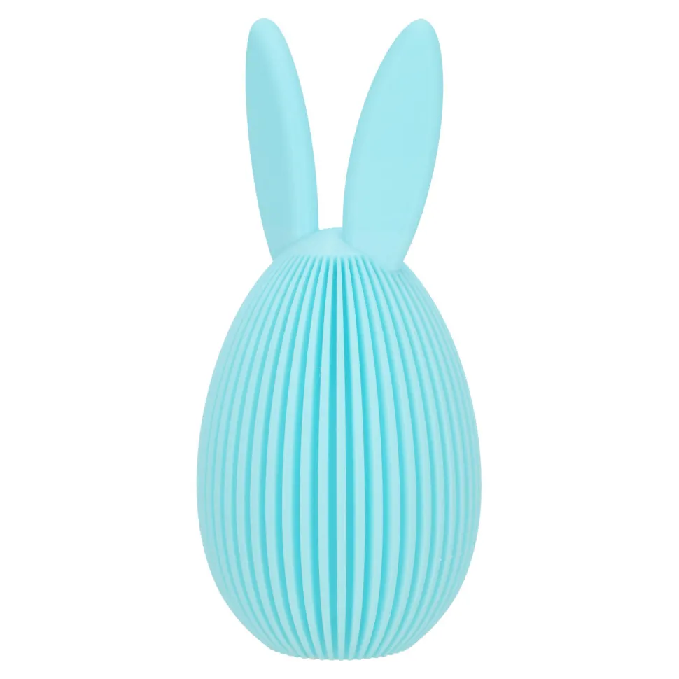 Zestaw 2 figurek wielkanocnych jajek turkusowe i niebieskie