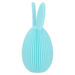 Zestaw 2 figurek wielkanocnych jajek turkusowe i niebieskie