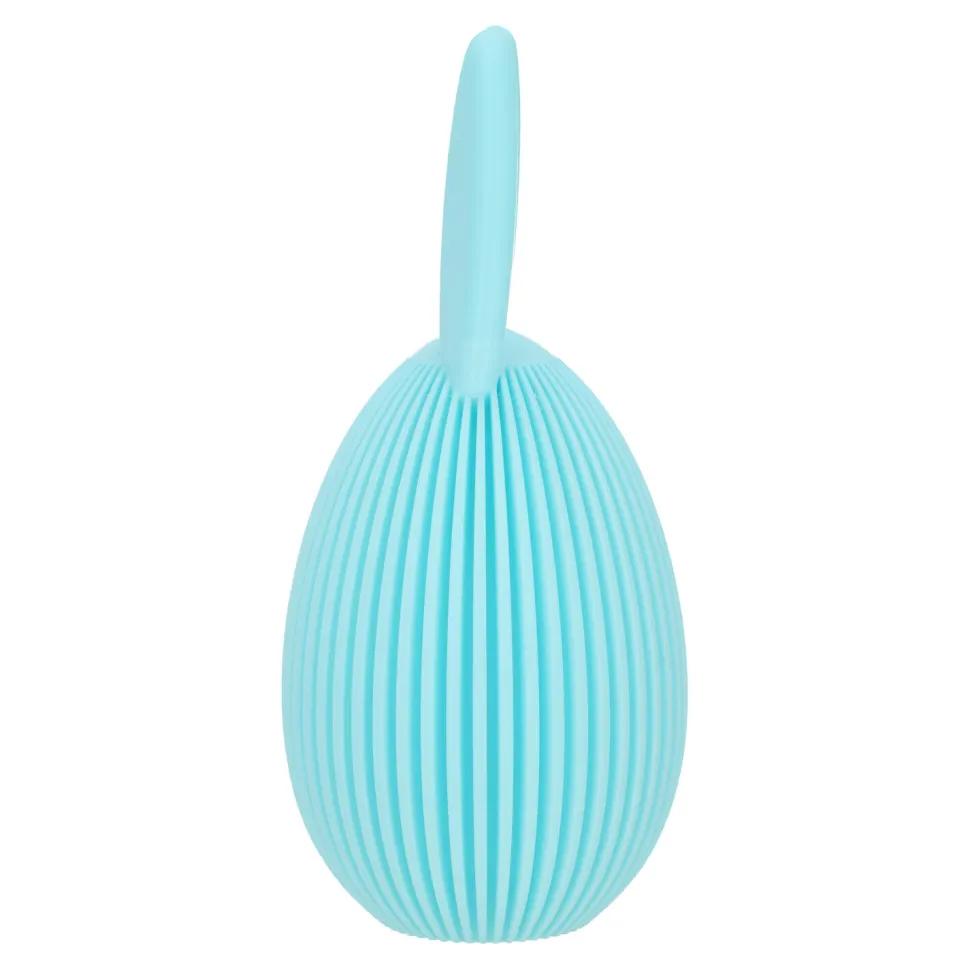 Zestaw 2 figurek wielkanocnych jajek turkusowe i niebieskie