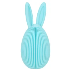 Zestaw 2 figurek wielkanocnych jajek turkusowe i niebieskie