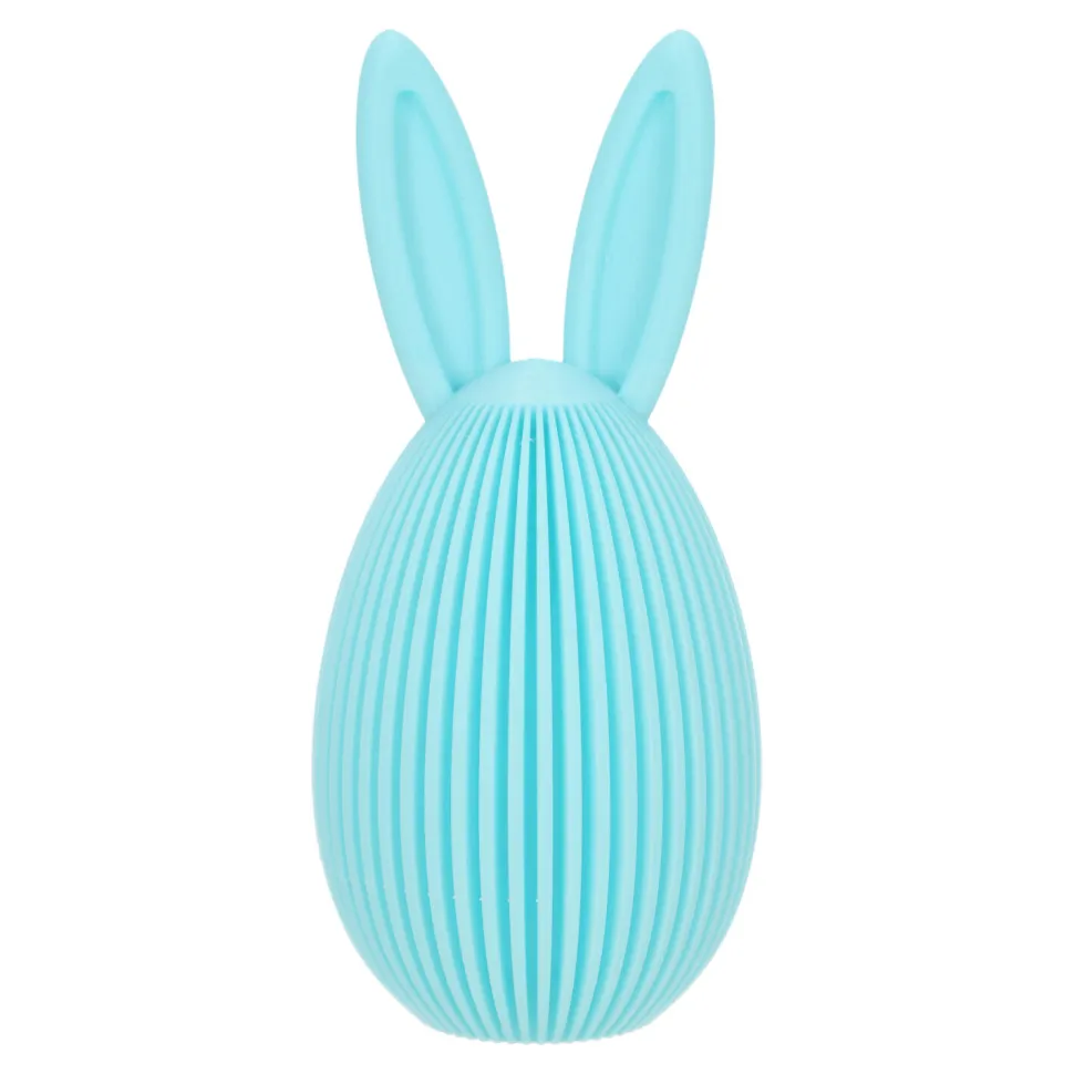 Zestaw 2 figurek wielkanocnych jajek turkusowych