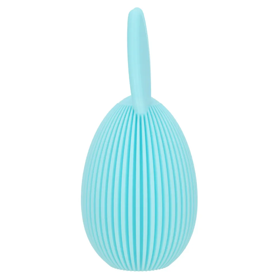 Zestaw 2 figurek wielkanocnych jajek turkusowych