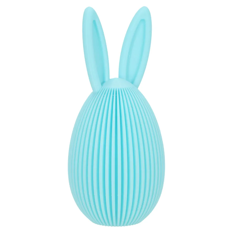 Zestaw 2 figurek wielkanocnych jajek turkusowych