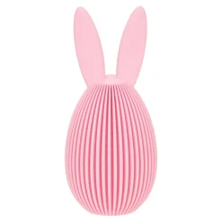 Zestaw 2 figurek wielkanocnych jajek      różowe i beżowe