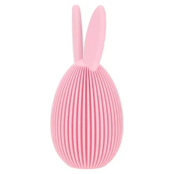 Zestaw 2 figurek wielkanocnych jajek      różowe i beżowe