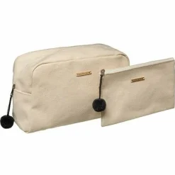 Zestaw 2 kosmetyczek Modern Color beżowe