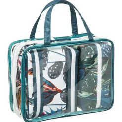 Zestaw 4 kosmetyczek Palawan morskie