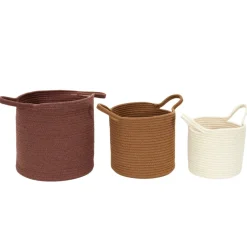 Zestaw 3 koszy Bali boho