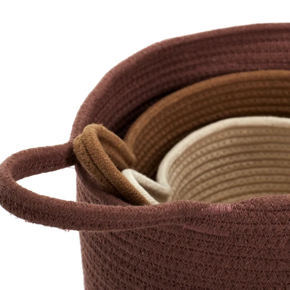 Zestaw 3 koszy Bali boho