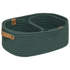 Zestaw 3 koszyków Ficus zielone