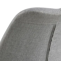 Zestaw 2 krzeseł Dima light grey tapicerowane